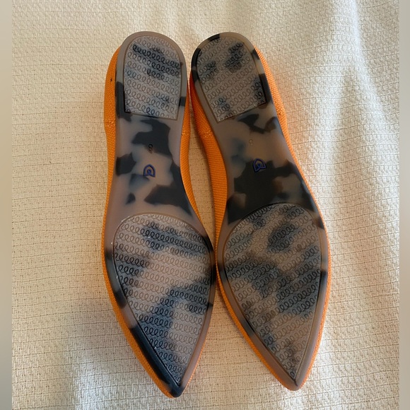 Rothy’s tangerine the point shoe - Picture 4 of 6